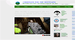 Desktop Screenshot of christiansforthemountains.org