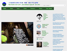 Tablet Screenshot of christiansforthemountains.org